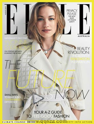 她 Elle 2019年8月 外刊下载【澳大利亚】